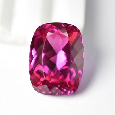 Natural Purple Sapphire Loose Gemstone Cushion Cut 13 Ct September Birthstone for Gem Collections