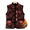 Autumn and winter thickened vest jacket middle old vest old lady vest velvet top