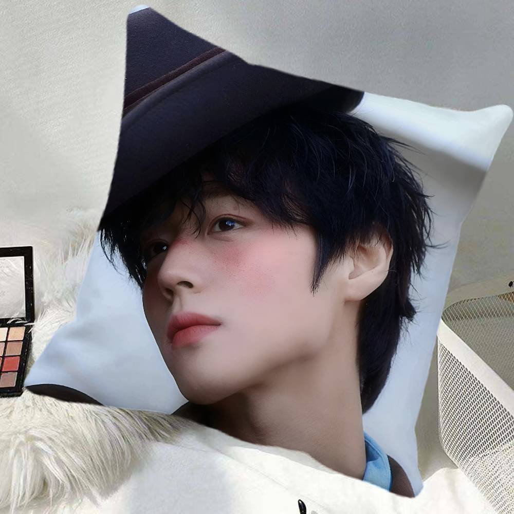 Jihoon Park Pillow Case Square Pillow Bedroom Sofa Leisure Comfort Cushion Car Home Decoration