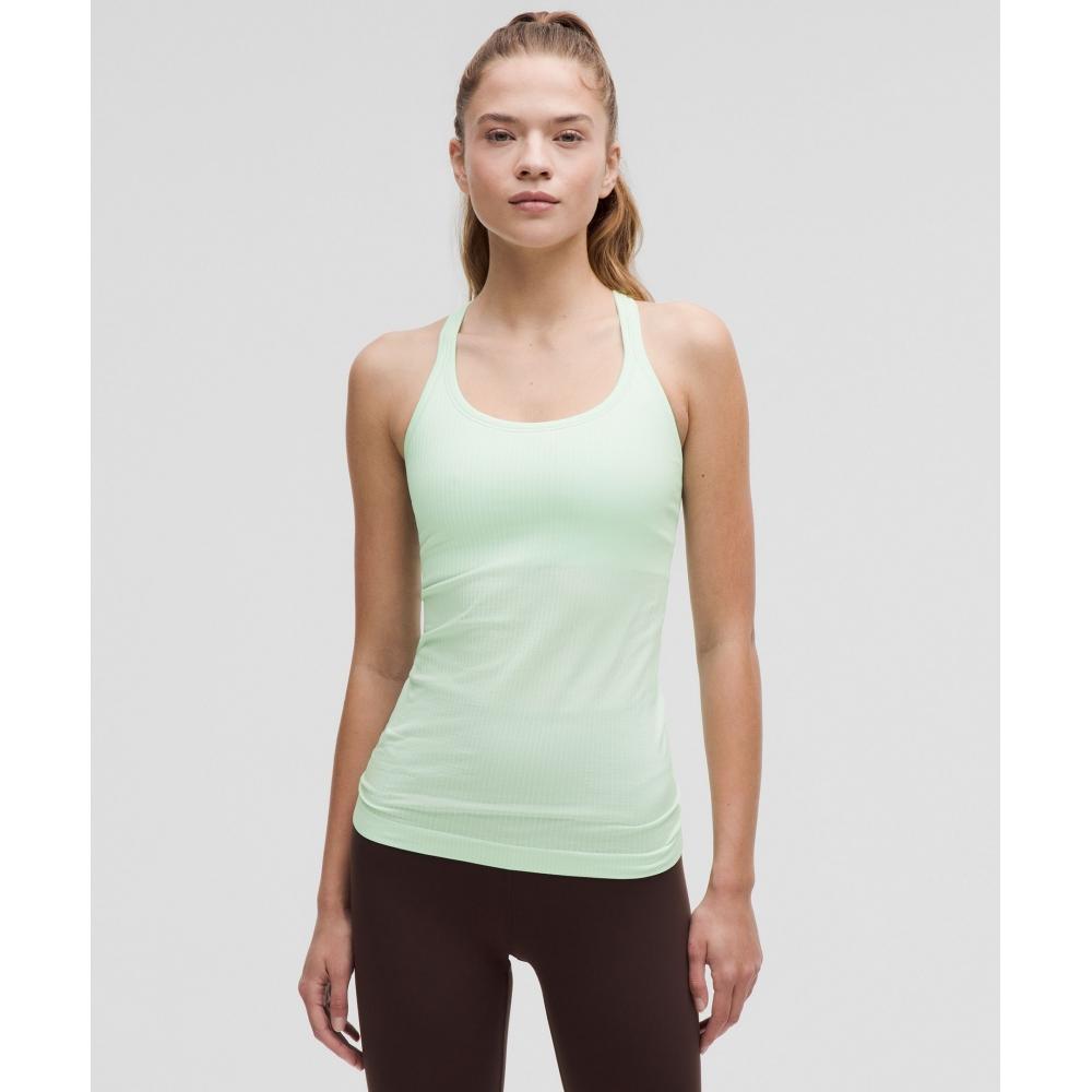

Lululemon EBB To Street Tank Top Light Support BC Cup Sea Mist 8