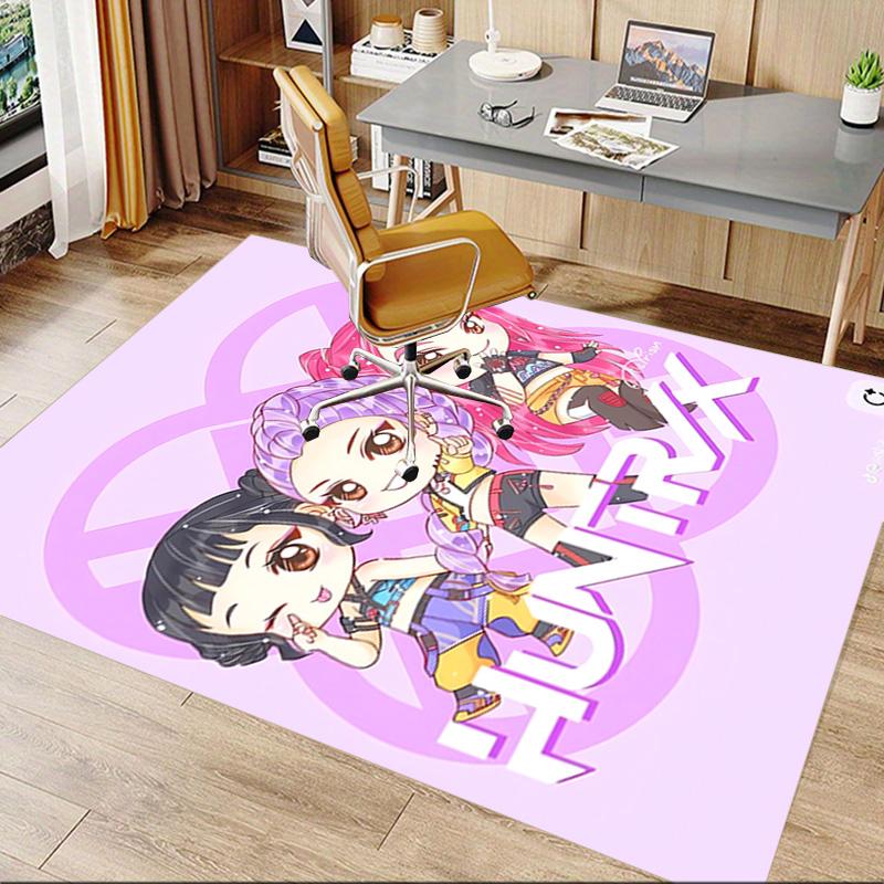 Huntrax Future Pop Stars Carpet For Playroom Bedroom Living Room Sofa Home Decorkids Game Area Rug Nonslip Floor Mat