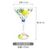 Hand Painted Margarita Glass  Moroccan Collection Glassware Unique Decorative Margarita Glasses Kitchen Table Décor