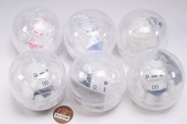 Capsule Road Kooni Bot Series 1 Set of 6 Gachapon Capsule Toy [Complete Types]