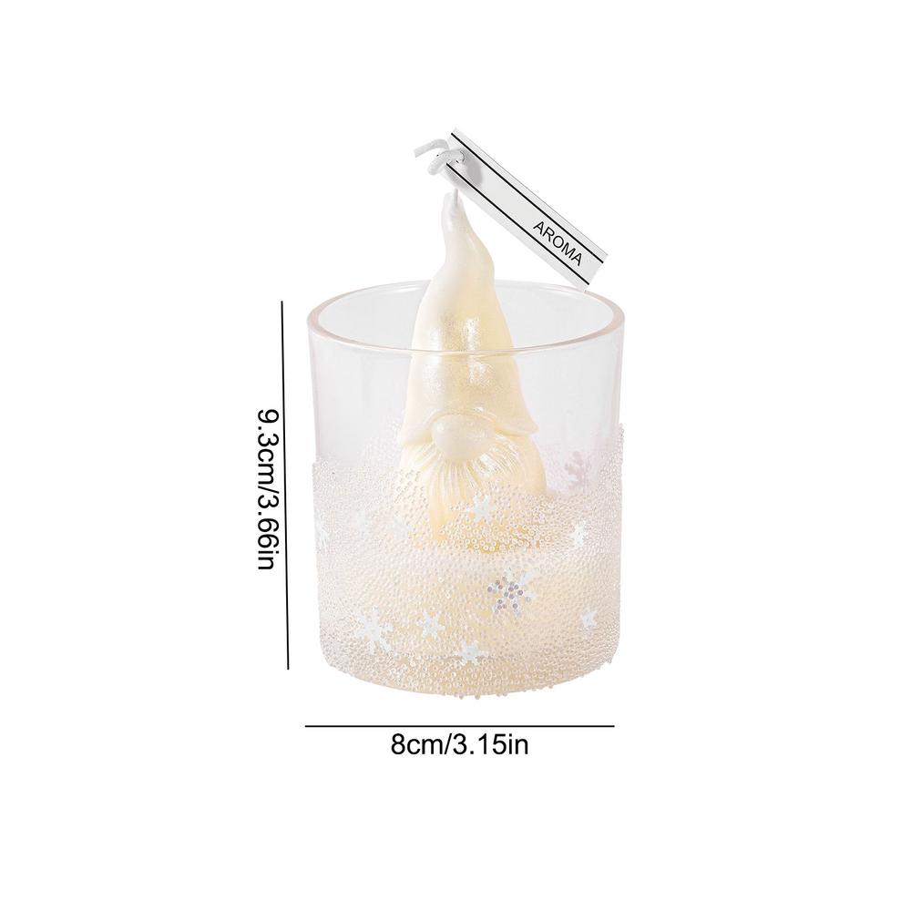 

Christmas Aromatherapy Candle Creative Christmas Tree Aromatherapy Oil Candle Tabletop Centerpieces Winter Holiday Candle белый