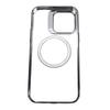 Cell Phone Hard Shell Magnetic Electroplated Black Transparent Protective Cell Phone Hard Cover for IPhone 14 PRO MAX