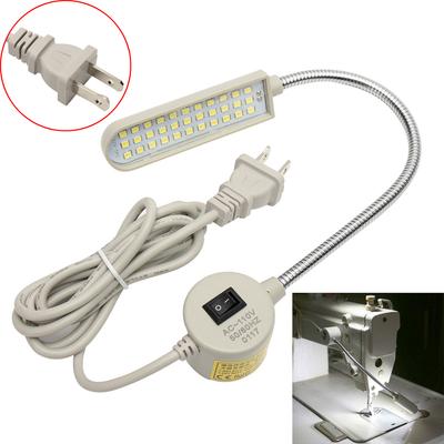 New 110V 33 LED Light Sewing Machine Gooseneck Lamp Light Magnetic Base + Plug