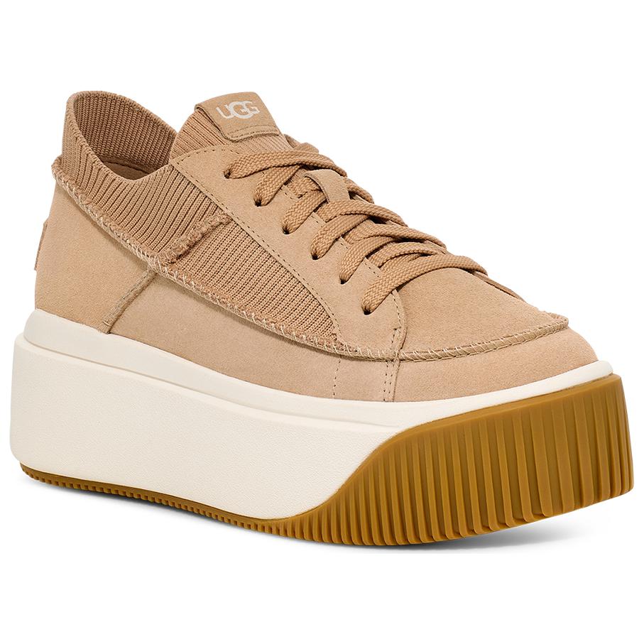 UGG Komfortable Sklisikre Slitesterke Lavsko Fritidssko Dame sneakers Sand 1152717-SAN