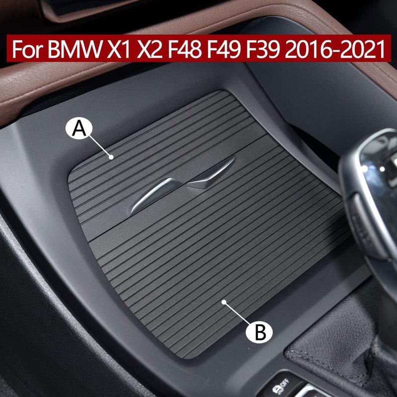 Car Center Console Armrest Box Drink Water Cup Holder Cover Rolling Curtain For BMW X1 X2 F48 F49 F39 2016- 51169299529