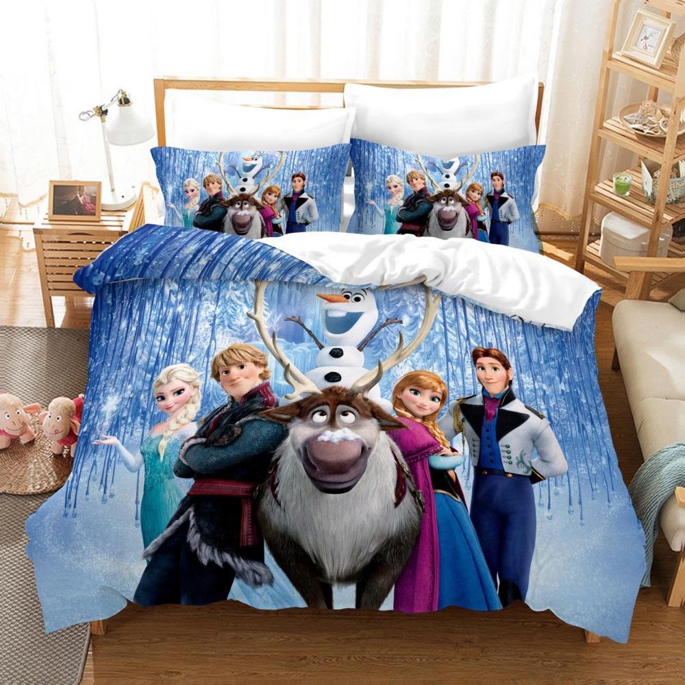 East 3D Digital Printing Quilt Set Three-Piece Set