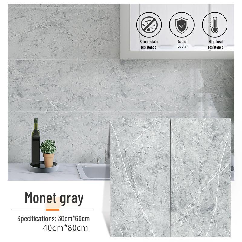 Self-Adhesive Waterproof Marble Tile Wallpaper Sticker