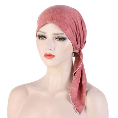 Neuer muslimischer Samtturban Damen Chemischer Beanie-Hut Turban Turban Chemotherapie-Kappe