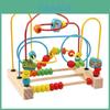 Quality Little Master Wooden Baby Puzzle With Beads For Hand-eye Coordination**