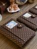 A6 A7 White Brown Vintage Polka Loose Leaf Notebook DIY Binder Photocards Collect Book Diary Agenda Planner Album Stationery