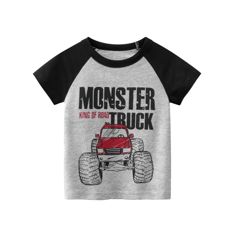 

Children s clothing summer new boys short-sleeved top Korean version T-shirt children s clothes 140cm