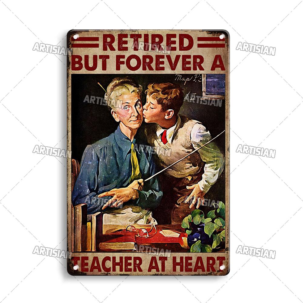 Artisian Job Metal Sign Vintage Teacher Tin Poster Hobby Decorative Plate Wall Decor Garage Bar Pub Club Hotel Cafe Kitchen Home