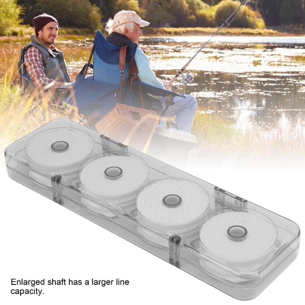 8PCS EVA Fishing Wire Winder ID 1.8cm Fishing Line Storage Holder Fishing Line Spool  Snell Leader