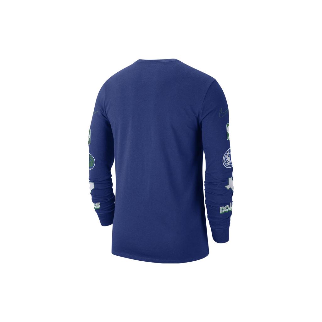 New Nike Nba Dallas Mavericks City Edition L/S T shirt DV6030-495