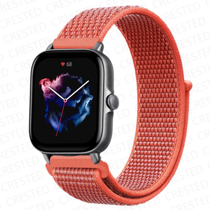 20mm 22mm Watch Band For Amazfit GTS/2/2e/4/3/mini GTR 4/2/3/Pro 47mm stratos 3 Nylon Bracelet pulseira correa Amazfit bip strap