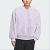Adidas Originals Solid Color Reversible Zip Jacket Men Jackets Purple IN1019