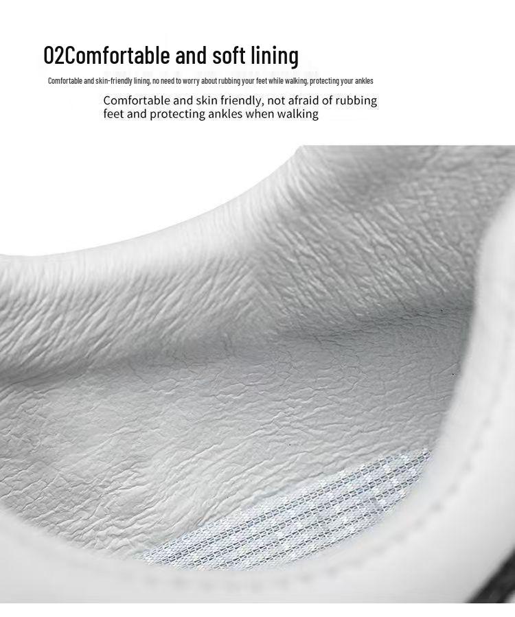 2026 Spring Men's Breathable White Skate Shoes - Comfortable & Versatile