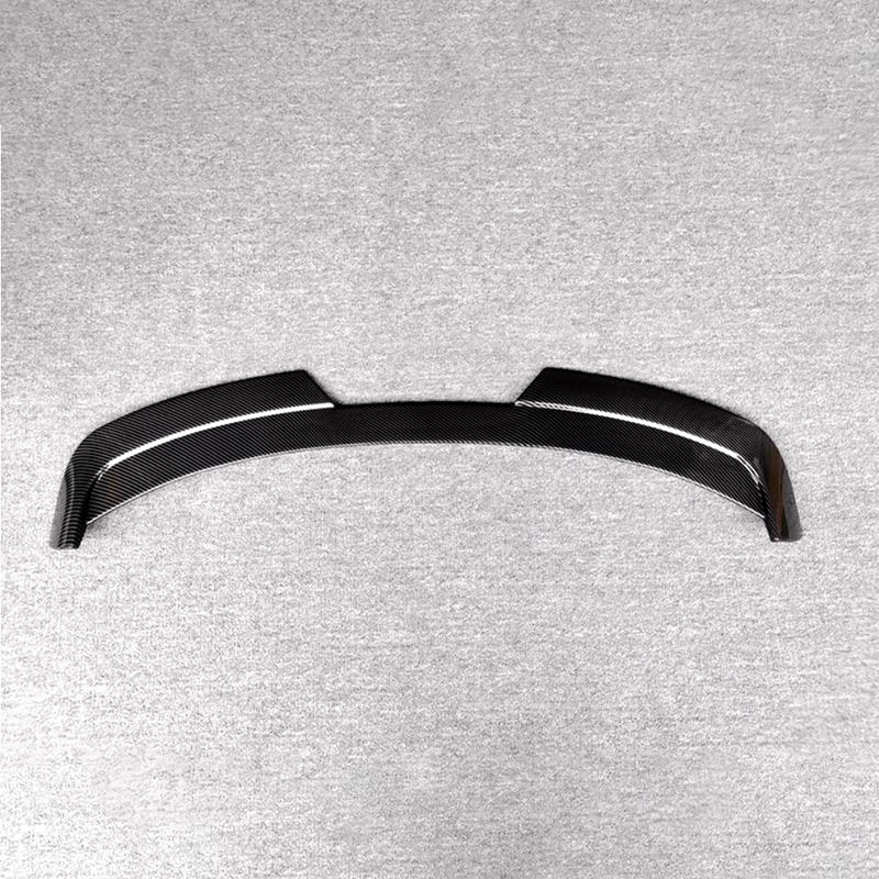 Für SEAT 2009-2012 LEON Heck Leon MK2 Schwarzes Karbonfaser-Muster Auto Heckklappen-Spoiler Heckklappen-Flügel Auto Styling Zubehör