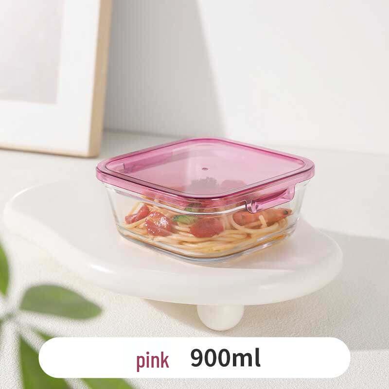Microwaveable Glass Lunch Bento Box - Salad & Fresh Storage Container