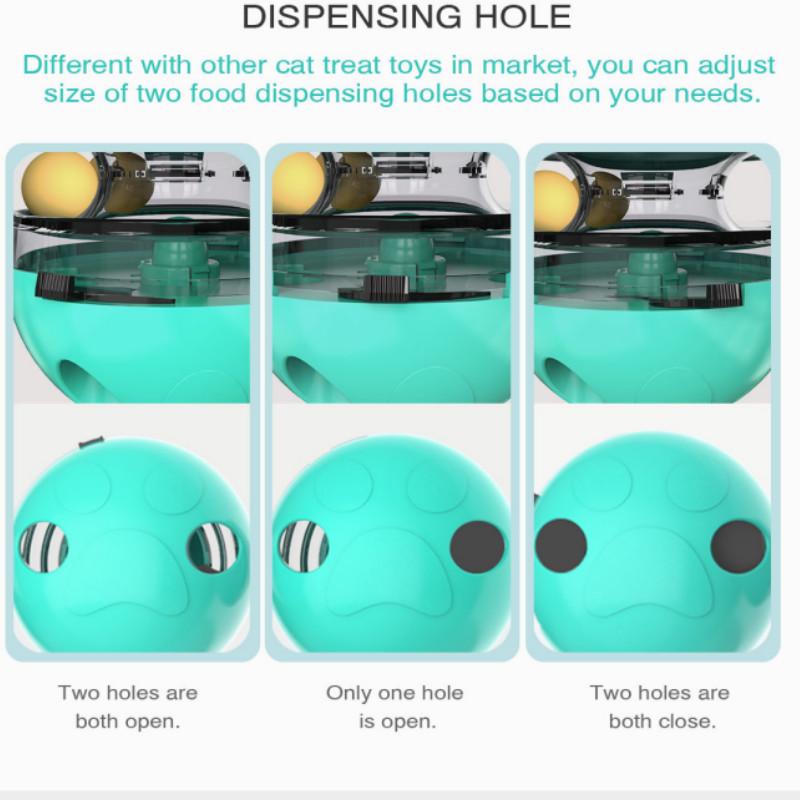 Funny Tumbler Cat Ball jucărie cu Cat Stick Treat scurgeri de