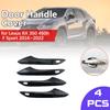 Car Chrome Door Handle Cover for Lexus RX 350 AL20 450h F Sport 2016~ Key Carbon Fiber Trim Catch Car Cap Sticker Accessorie