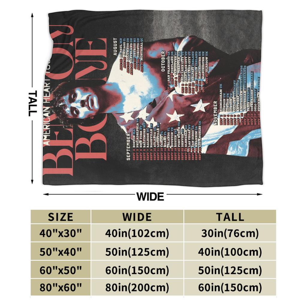 Benson Boone American Singer Blankets Warm Soft Plush Bedding Throws For Couch Bed Airplane Travel Flannel Bedspread Bed Cover