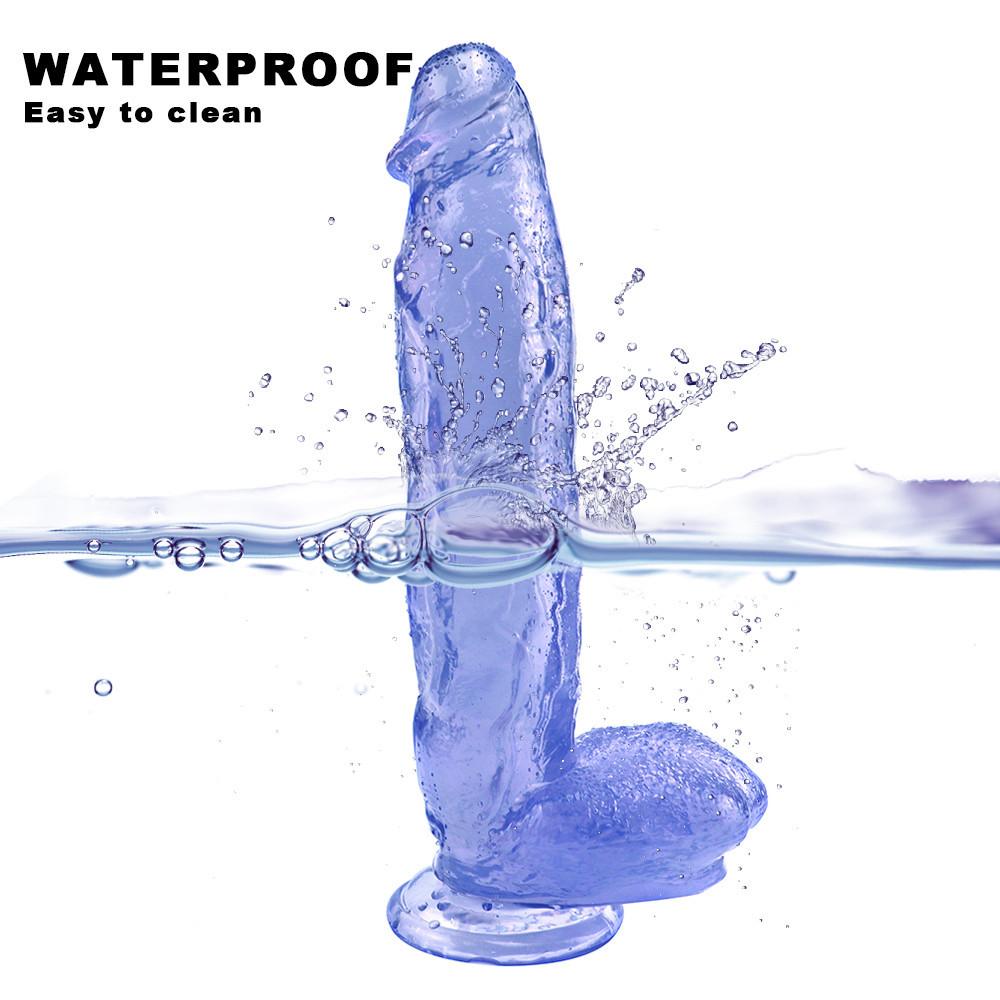 30cm Super Skin Realistic Blue Dildo Soft Suction Cup Big Huge Strapon Penis Adults Sex Toys for Women Female Masturbator 18+