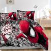 Custom 3pcs Spiderman Comic Bedding Sets For All Sizes New 28D Printed Bed Cover Comforter Duvet Cover Pillowcase Bedroom Decoration