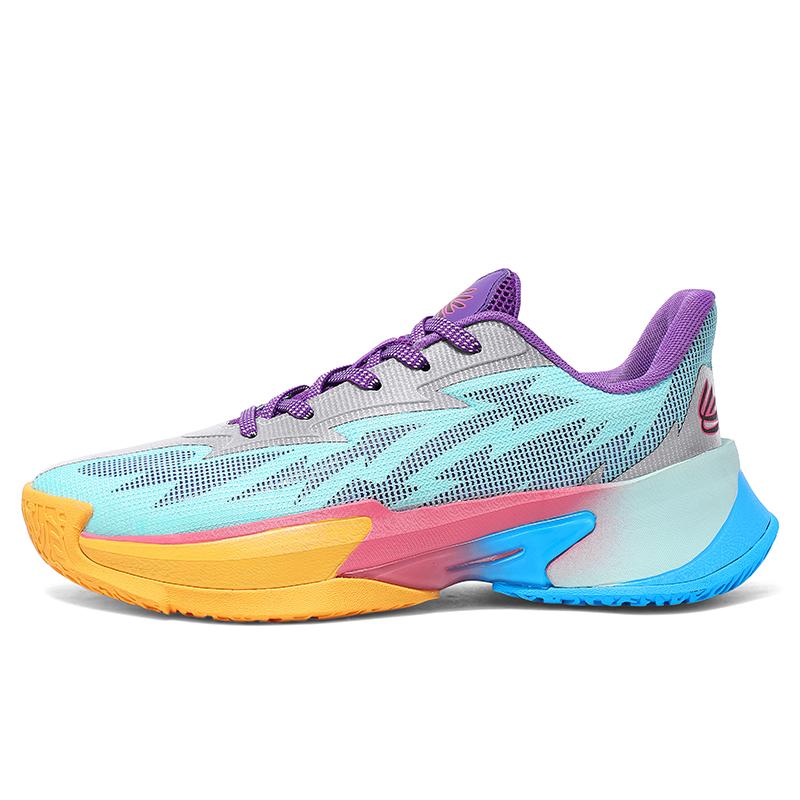 Basketball Shoes Men Women Blue Upper Outdoor Sneakers Spring Autumn Cushioning Technology Breathable Big Size