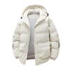 Hooded Cotton Coat Men's Winter Fashion New Loose Anti-thickening Cotton Clothing Plaid Leisure Cotton Jacket Jacket Men