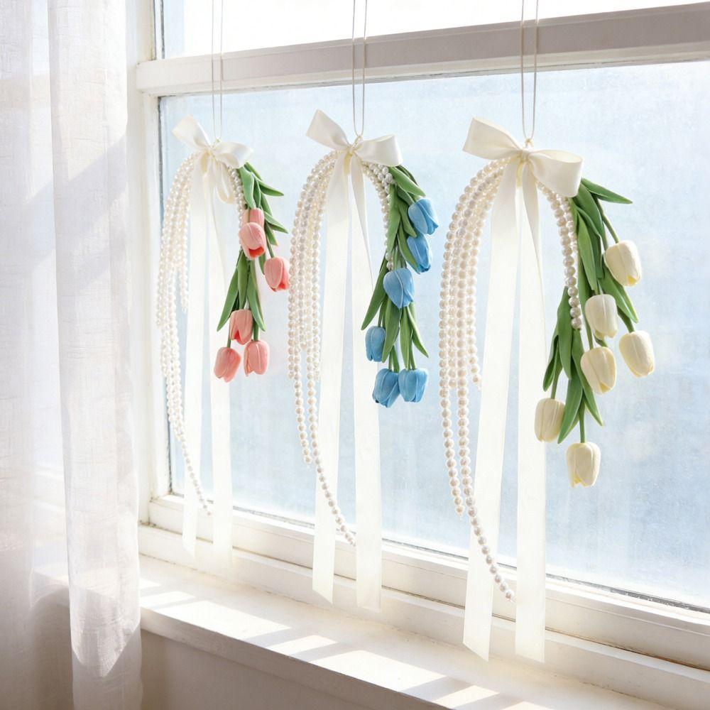 Pearl Chain Waterfall Style Decorative Wedding Flowers Reusable Photography Prop  Wedding Party