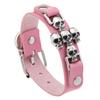 Multi Skull Cross PU Leather Bracelet, Adjustable Metal Pin Buckle Gothic Punk Unisex Wrist Cuff Wristband
