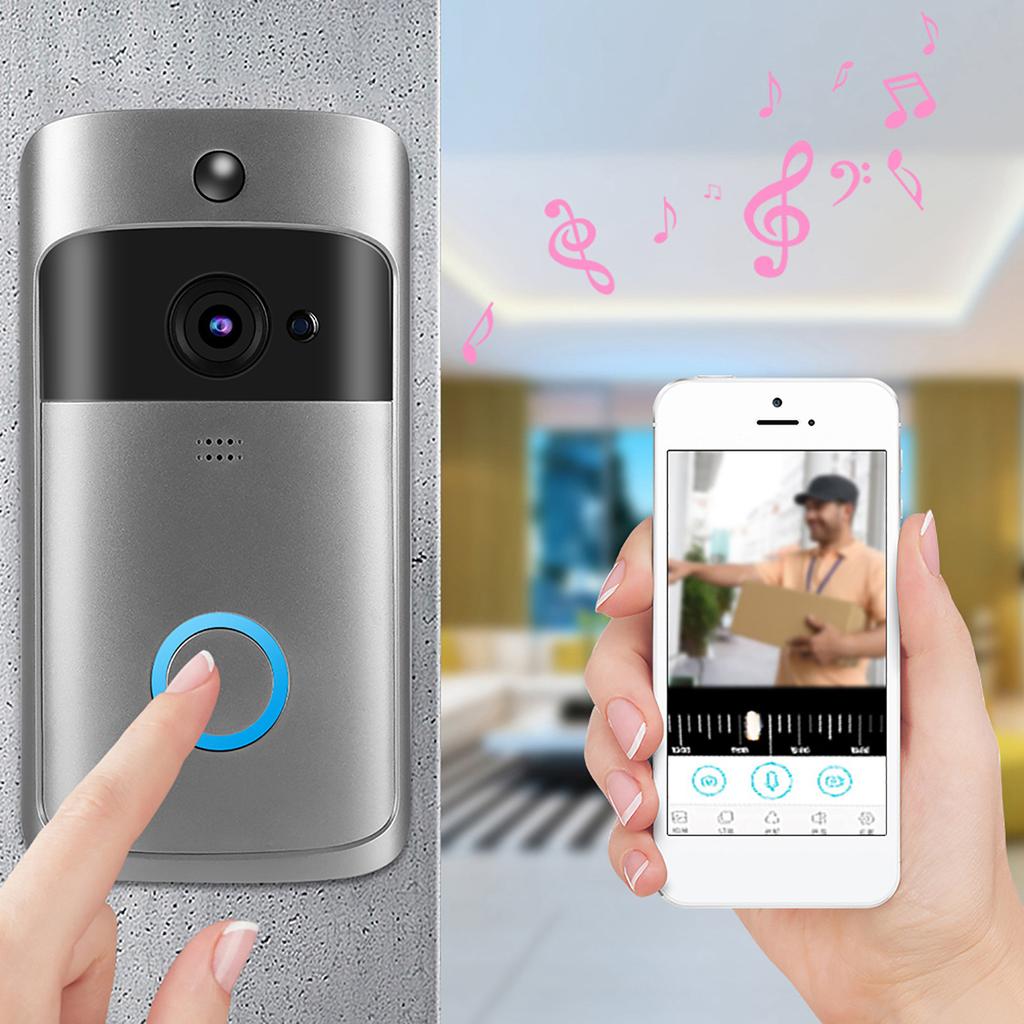 Smart Wifi Video Gegensprechanlage Drahtlose Infrarot Türklingel Türsprechanlage Zugangssystem Türkamera