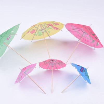Disposable Bamboo Cocktail Umbrella Picks