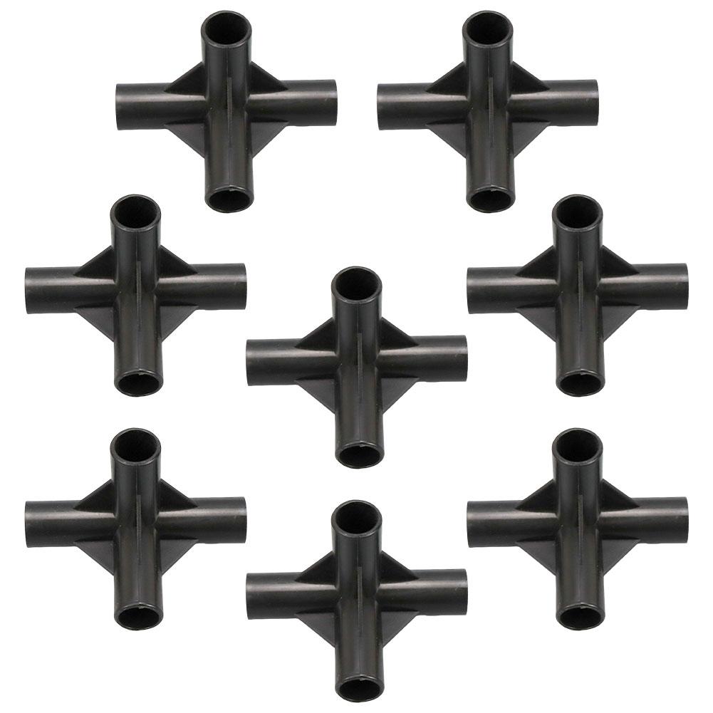 Per soddisfare ogni esigenza con set di connettori per tubi in PVC nero multi-misura, set da 8