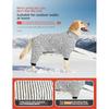 Winter Dog Four-Legged Coat Soft Long Plush Warm Anti-Shed Pet Cotton Jumpsuit For Small Medium Dogs