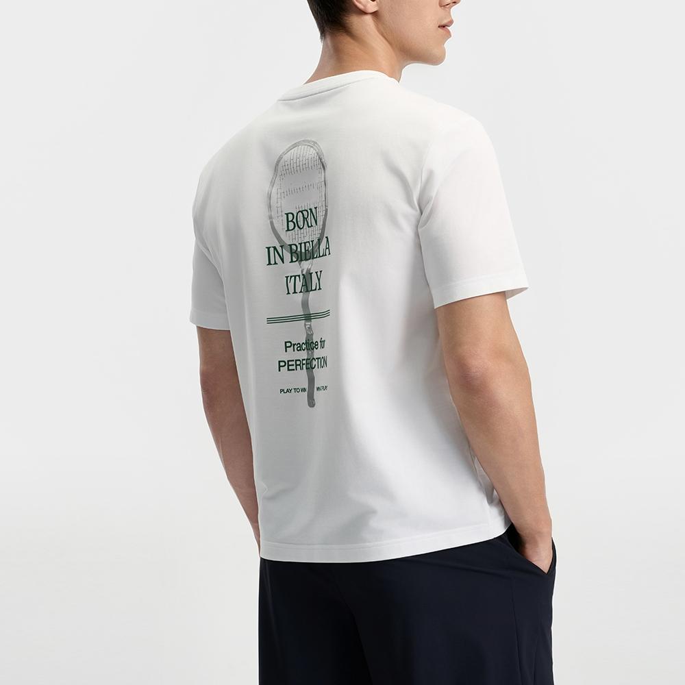 Fila Tennis SS25 Versatile Simple Comfortable Casual Short Sleeve T-Shirt Men Tops A11M533109F-WT