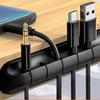 Elastomer Identity Adhesive Cable Clamps For Desk Car Home Twist Complimentary Cord Management Permanent Flexible Wire Owner