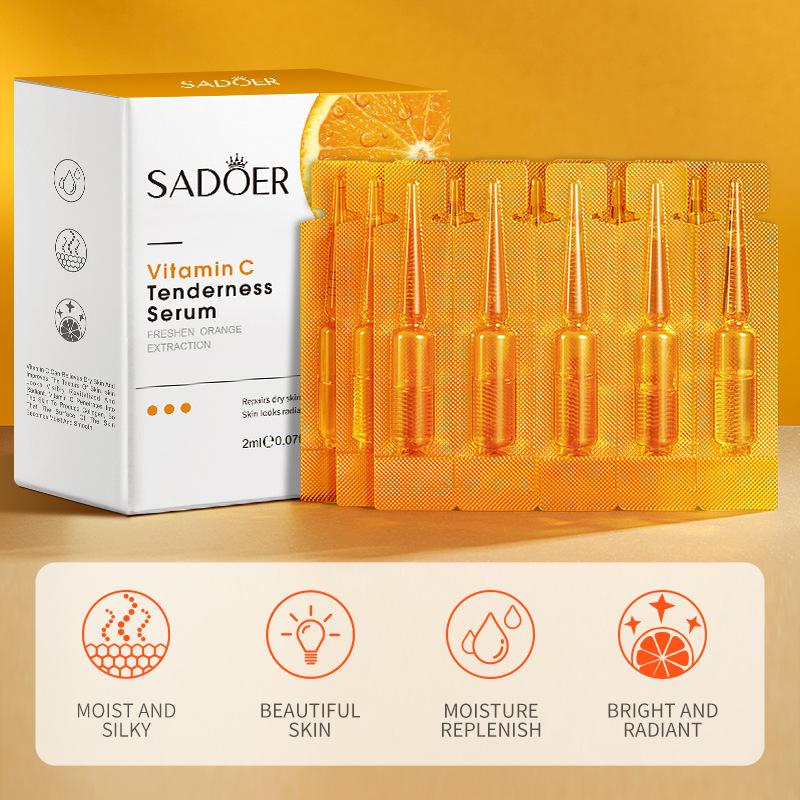 Vitamin C Skin Care Serum SADOER Moisturizing Hydrating Moisturizing