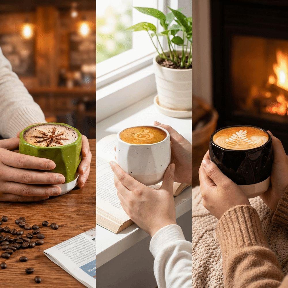 Drink Cup Vintage Ceramic Coffee Mug Heat-resistant Handmade Espresso Cup Water Cup Tea Cup Restaurants
