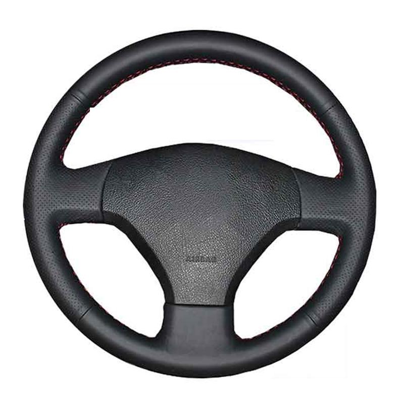 DIY Custom Original Car Steering Wheel Cover For Volkswagen VW Jetta 5 2006-2010 Old Jetta Leather Braid For Steering Wheel