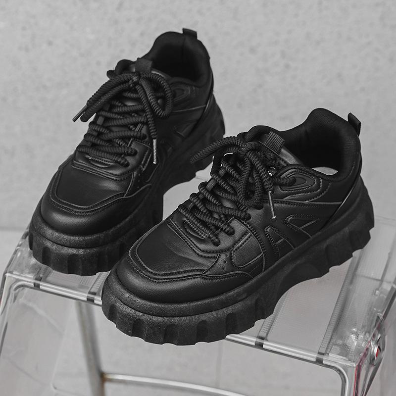 Men Sports Running Shoes Outdoor Walking Soft Casual Sneakers Fashion Designer Leather Sneaker Waterproof Men's Tennis Masculina