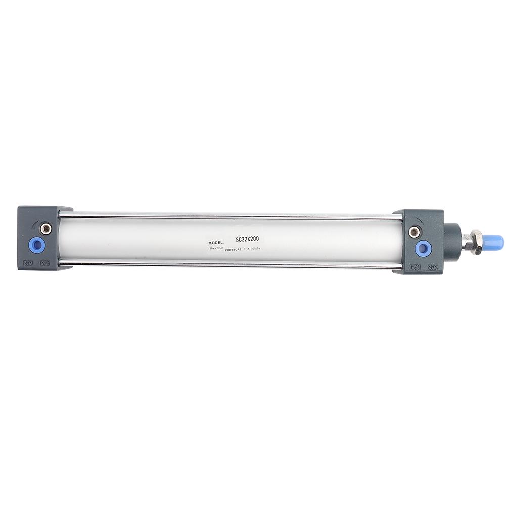 

32mm Bore 200mm Stroke Screwed Piston Rod Pneumatic Air Cylinder Dual Action