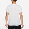 Nike T Shirts Men's White Crew Neck Moderate Straight Fit DB6152-100