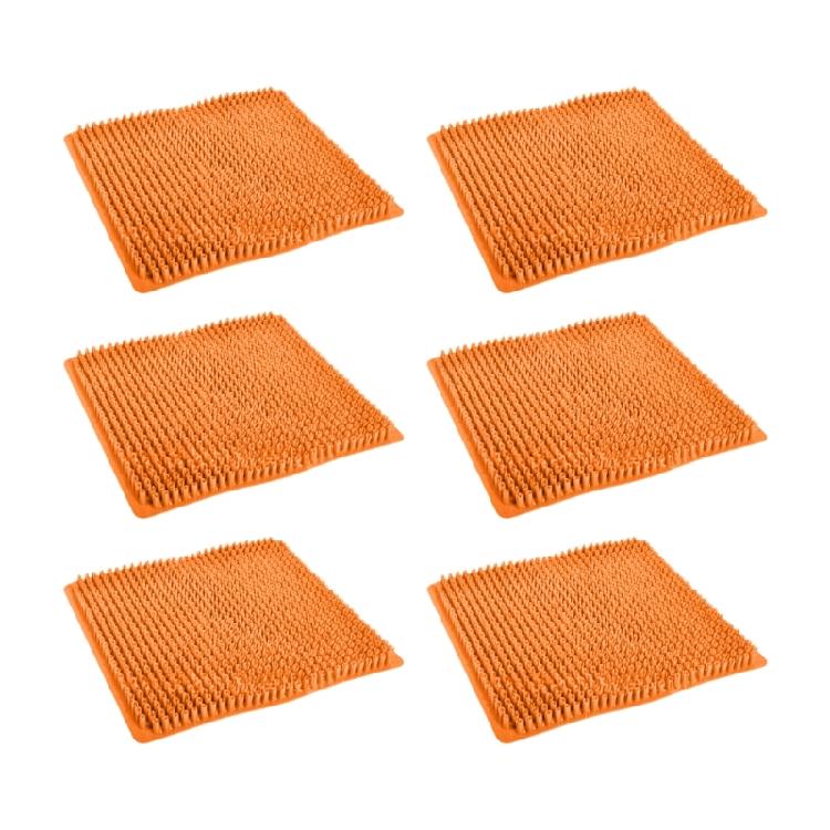 Eggs Laying Pad for Chicken Pack of 6 Plastic Nesting Mats Washable Reusable Poultry Backyard Nesting Essentail