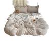 Little Cherry Cotton Bed, Girl'S Heart Cotton Bedding Quilt Cover Dormitory Sheet, Bed Hat A
