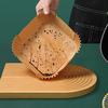 50-200pcs Square Mini Air Fryer Silicone Oil Paper, Suitable for Most Air Fryers, Non-stick Air Fryer Paper.